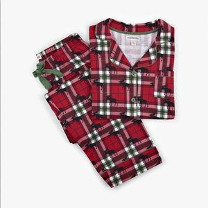 Little blue house by Hatley moose PJ set size S